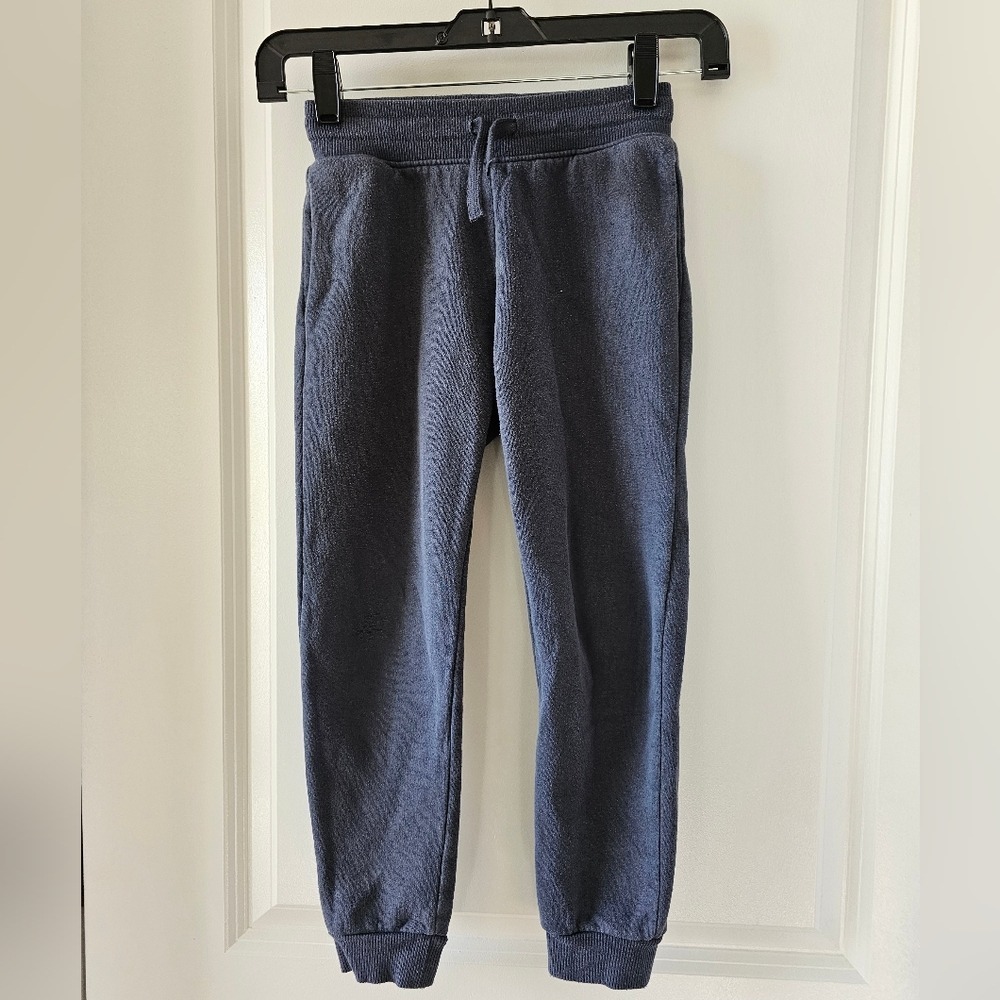 sz 7 H&M bluish‎ gray drawstring waist jogger sweatpants with two sidepockets